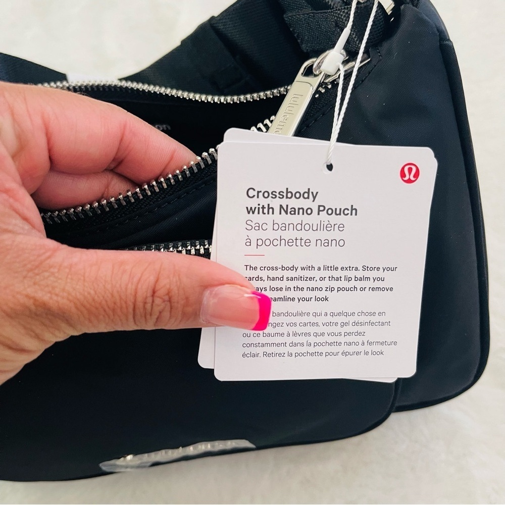 Lululemon Black Crossbody Bag with Nano Pouch - Picture 10 of 12